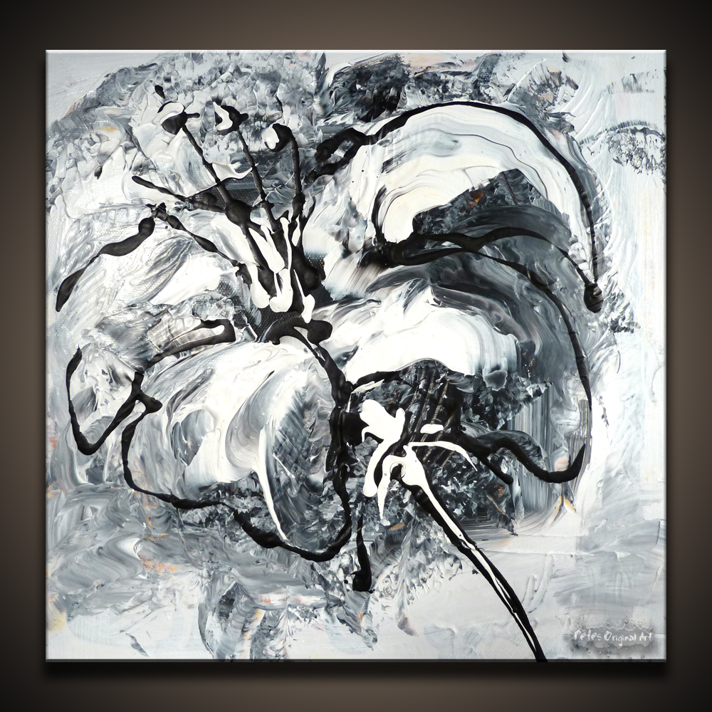 Black and White Flower by Peter Dranitsin from this page