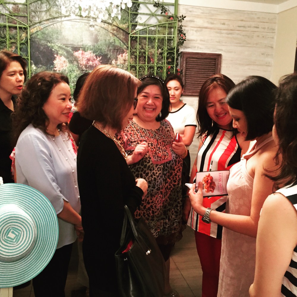 Malu signing her book, Diary of a Legal W