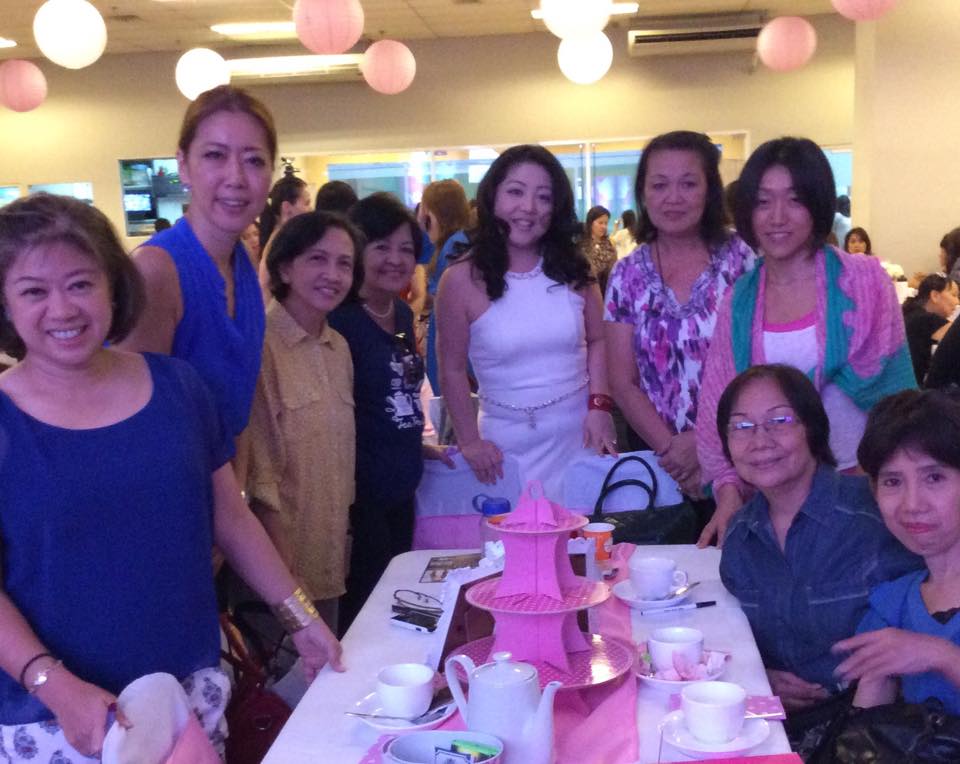 Kaz serving at the CCF Makati Women of Worth Ministry