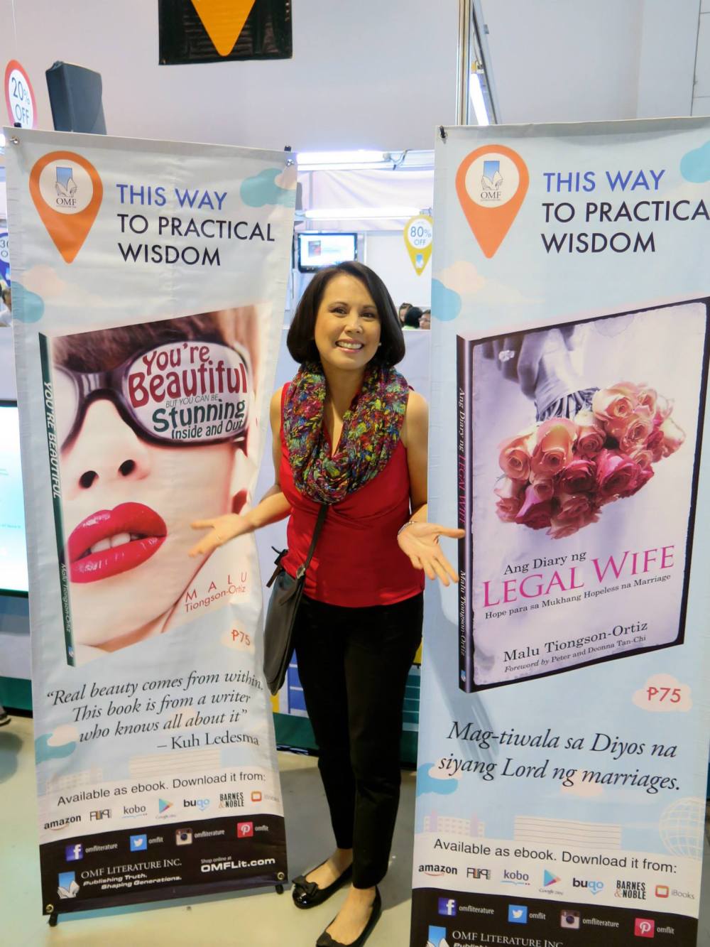 Malu at the Book Fair