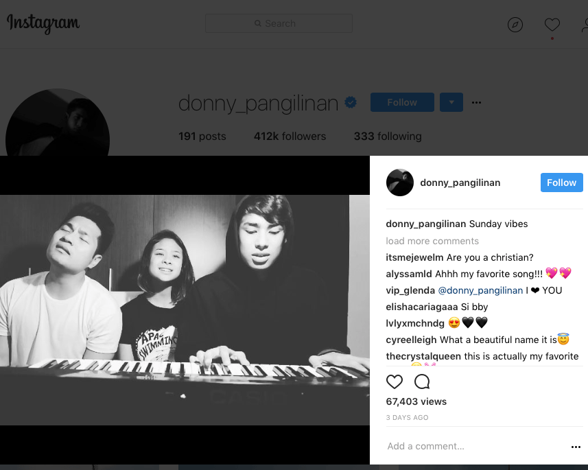 donny pangilinan music video