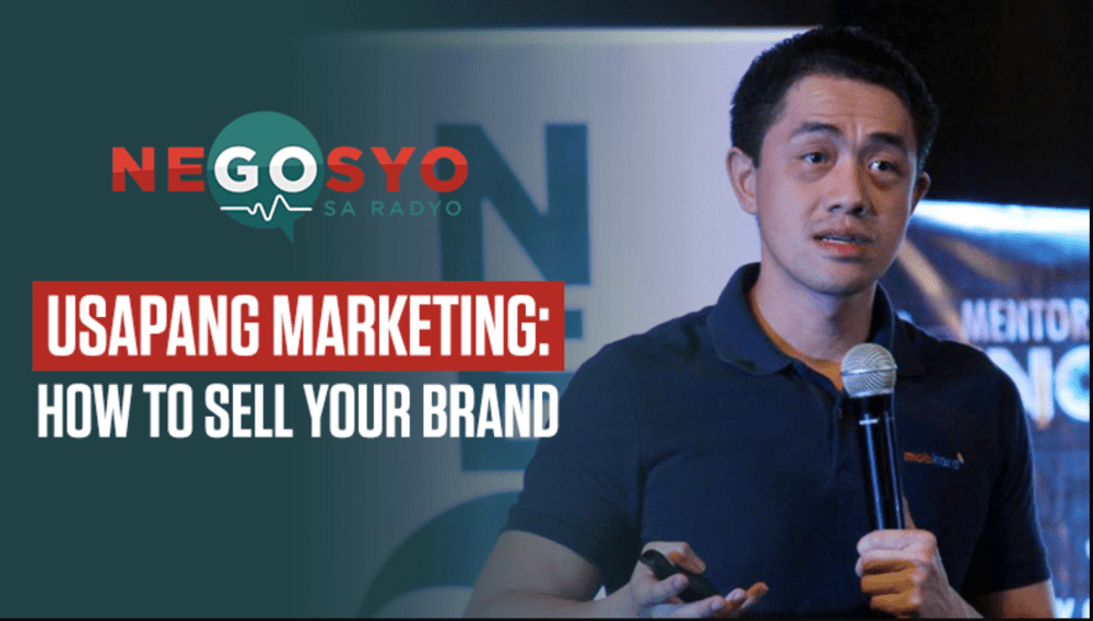 CARLO CALIMON NEGOSYO HOW TO SELL YOUR BRAND