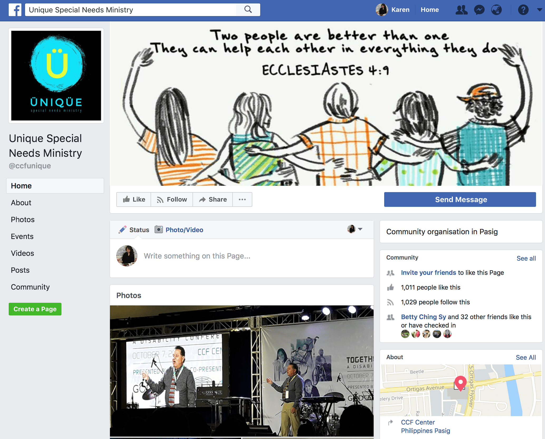 CCF Unique Special Needs Ministry